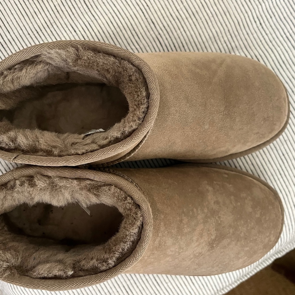 Mini Uggs Booties in Amphora